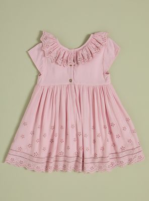 Imagen 2 del producto Vestido con Vuelos Top y Bordados en Ruedo