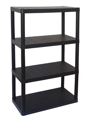 Estante Multiuso 4 Niveles Negro