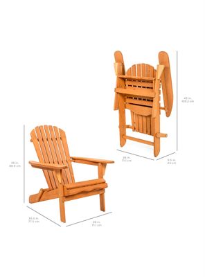 Imagen 2 del producto Silla Terraza Muskoka Plegable Madera