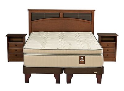 Imagen 1 del producto Cama Europea Máximo Cobre King 180 x 200 + Set Castell