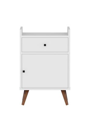 Velador con Puerta Be Blanco