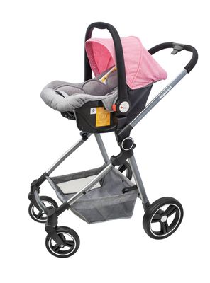 Imagen 2 del producto Coche Kidscool Cuna City Travel Rosado