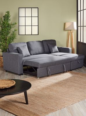 Imagen 2 del producto Sofá Seccional Funcional Gris 3 Cuerpos