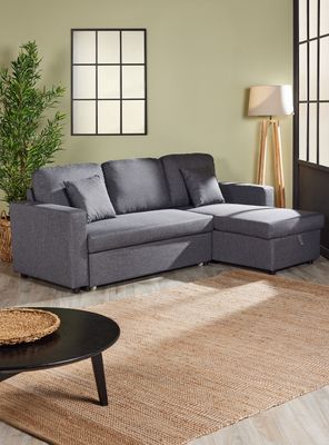 Imagen 1 del producto Sofá Seccional Funcional Gris 3 Cuerpos