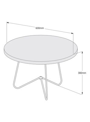 Imagen 2 del producto Mesa Lateral Baja Be Blanca