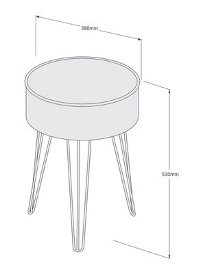 Imagen 2 del producto Puff Eco Cuero Be Beige