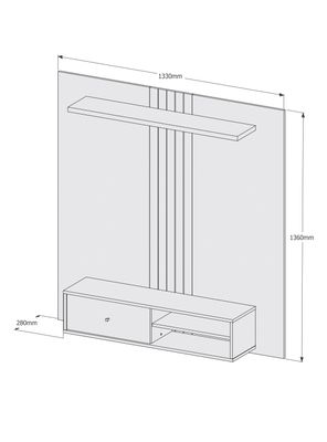 Imagen 2 del producto Rack Pared Be Blanco
