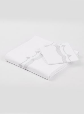 Imagen 2 del producto Cubreplumón Bordado Grey Gris 200 Hilos 2 Plazas