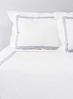 Cubreplumón Bordado Diamond Denim 200 Hilos 2 Plazas