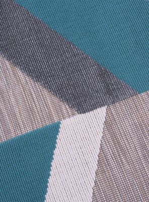 Imagen 2 del producto Alfombra Londres 200 x 290 cm Gris y Turquesa