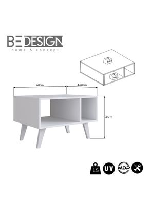 Imagen 2 del producto Mesa de Centro Retro B60 Blanco