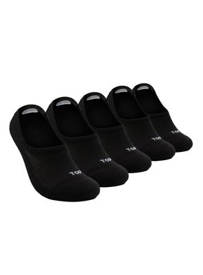 Pack 5 Calcetines Algodón Invisibles Negro