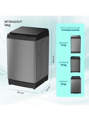 Imagen 2 del producto Lavadora Carga Superior 16 kg WT3K1623UT