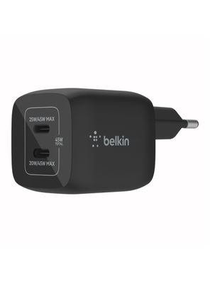Cargador 45W Max 2x USB-C Negro