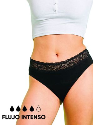 Calzón Menstrual High Waist Flujo Intenso