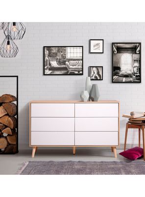 Cómoda Ignacia 6 Cajones