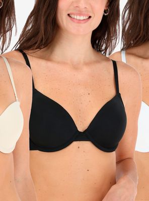 Tripack Sostén Balconet Push Up