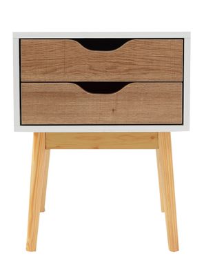 Imagen 2 del producto Velador Florencia 2 Cajones Blanco