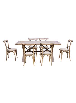 Imagen 2 del producto Juego de Comedor Pamela Madera 6 Sillas