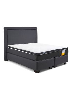 Imagen 2 del producto Cama Americana Funcional 2 Plazas + Respaldo + Topper