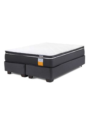 Cama Americana Funcional 2 Plazas Base Dividida + Topper