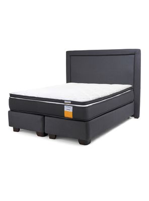 Cama Americana Funcional Súper King + Respaldo + Topper