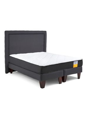 Imagen 2 del producto Cama Europea Funcional 2 Plazas Plus Base Dividida + Respaldo