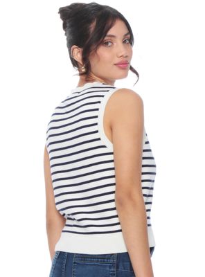 Imagen 2 del producto Chaleco sin Manga Listado con Botones en Delantero