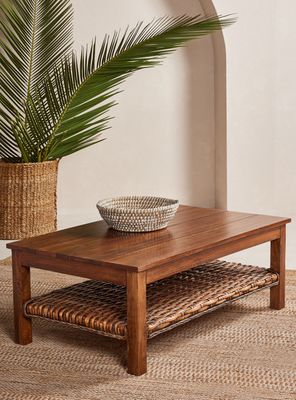 Mesa de Centro Anika Ratán Natural