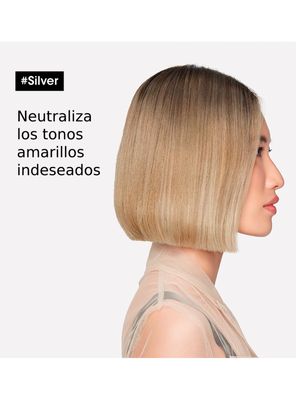 Imagen 2 del producto Shampoo Matizador Violeta Cabello Grises y Blancos Silver 300 ml