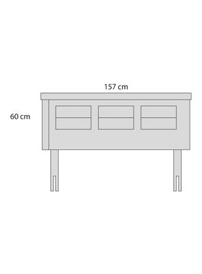 Imagen 2 del producto Respaldo Villarreal 2 Plazas