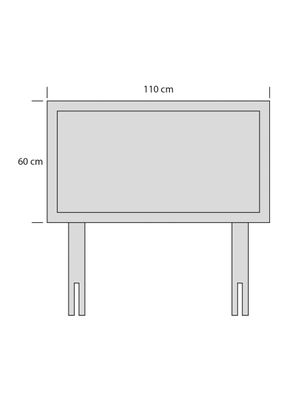 Imagen 2 del producto Respaldo Alicante Café 1.5 Plazas