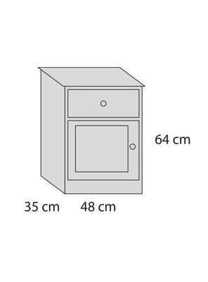 Imagen 2 del producto Velador Villareal Izquierdo