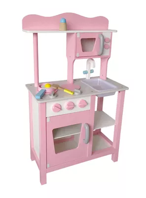 Centro Gamepower de Juegos Cocina Rosa con Accesorios