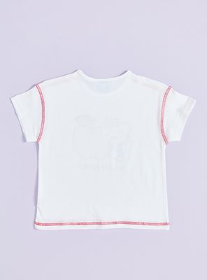 Imagen 2 del producto Polera Detalle Costura y Brillos Hello Kitty