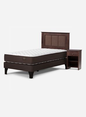 Cama Europea Ergo T 1.5 Plazas + Set Rachel