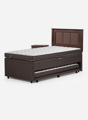 Bed Boxet Ergo T 1.5 Plazas + Set Rachel
