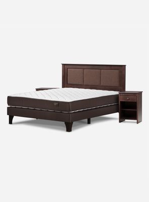 Cama Europea Ergo T 2 Plazas + Set Rachel