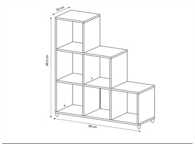 Imagen 2 del producto Repisa Tecnomobili Modular 6 Cubos