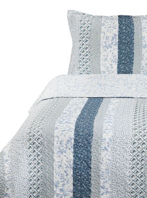 Quilt Flor Vertical 1.5 Plazas