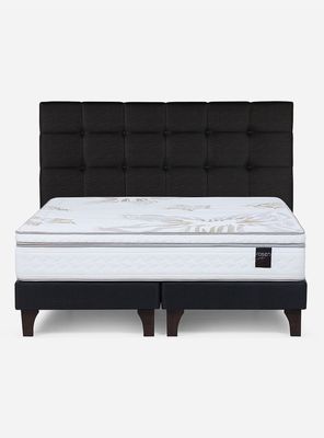 Imagen 2 del producto Cama Europea King Art 4 + Respaldo Issey Grafito