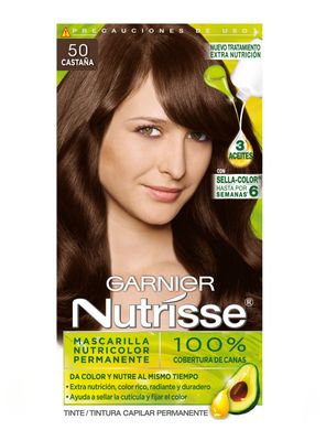 Tintura Garnier Nutrisse Cabello 50 Castaña