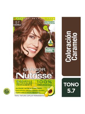 Tintura Garnier Nutrisse Cabello 57 Caramelo