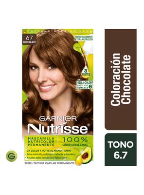 Imagen 2 del producto Tintura Garnier Nutrisse Cabello 67 Chocolate