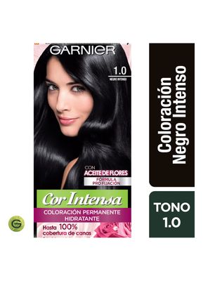Imagen 1 del producto Tintura Cor Intensa Cabello Intensa 1.0 Negro Intenso Garnier Nutrisse
