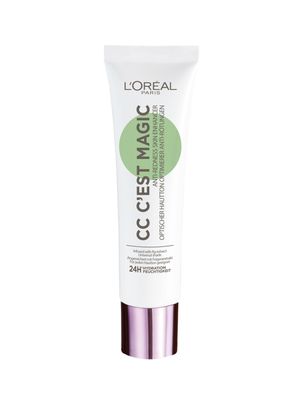 Base L'Oréal Maquillaje CC C'est Magic Antiredness Green