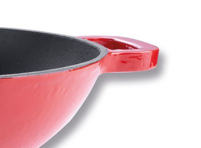 Imagen 2 del producto Wok Magefesa Ferro 30 cm Rojo