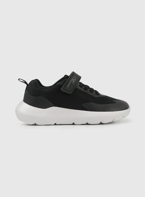 Zapatilla Running Malla JR. Velcro Cordón Elástico Unisex