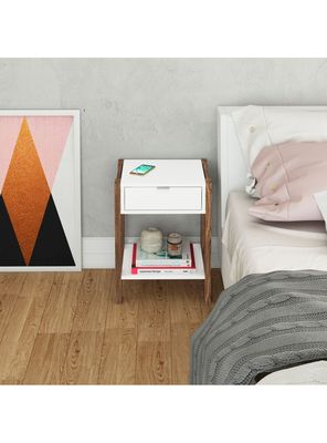 Velador Blanco Vique 1C