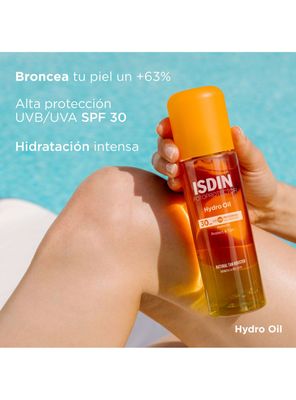 Imagen 2 del producto Fotoprotector ISDIN Hydro Oil Spf30 200 ml